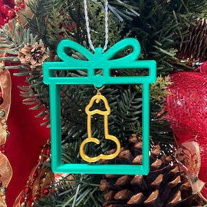Penis/Kutas w prezentowym śmiesznym ozdobniku Biały słoń Gag Gift
