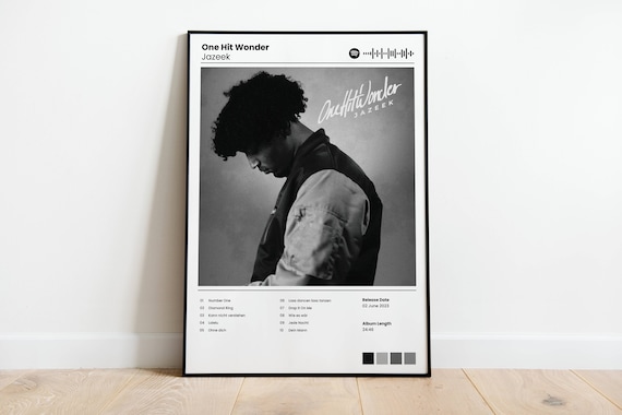 Album Poster Jazeek One Hit Wonder, Rap Poster, German Rap Album