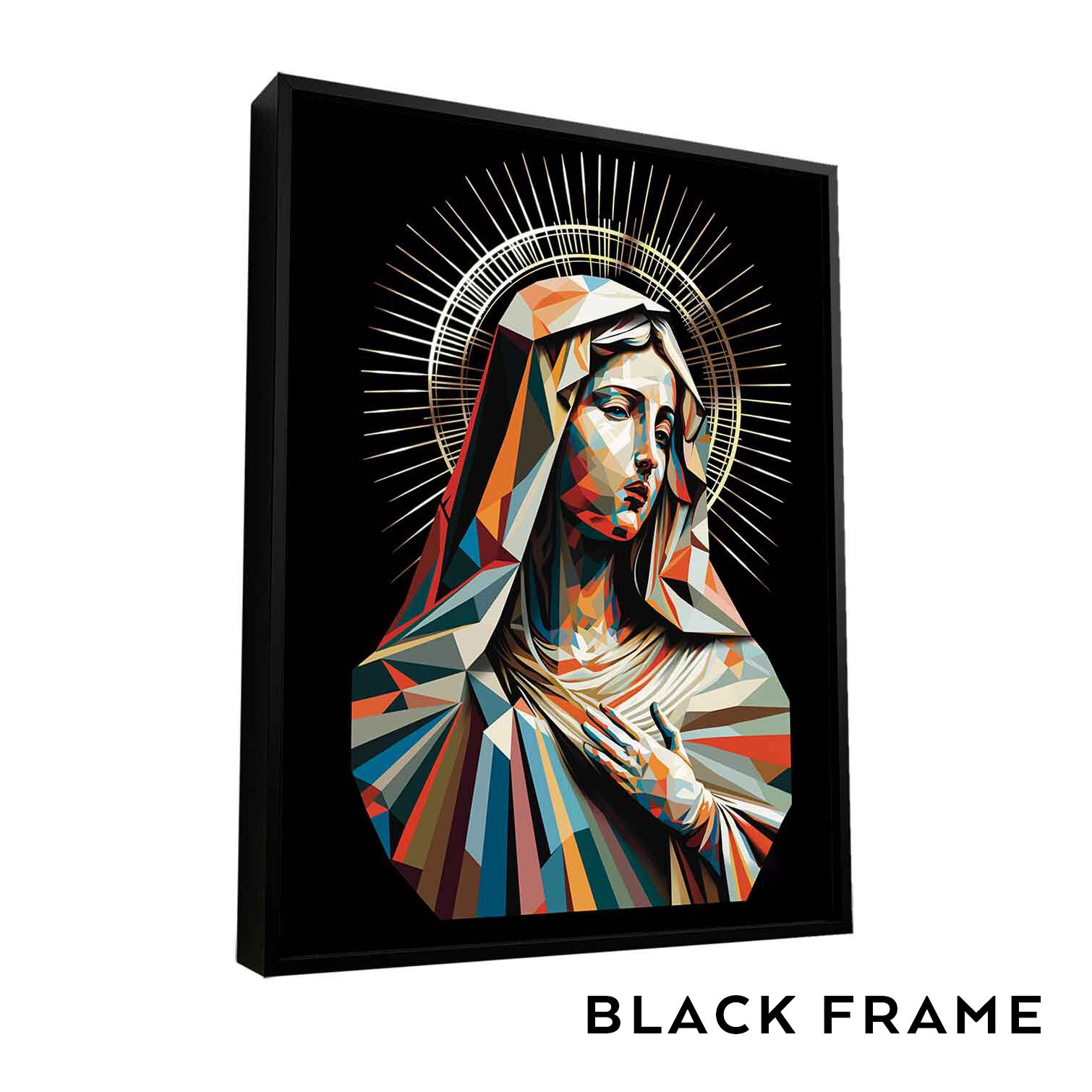 Virgin Mary Catholic Wall Art for Modern Homes Mother Mary Home Decor ...