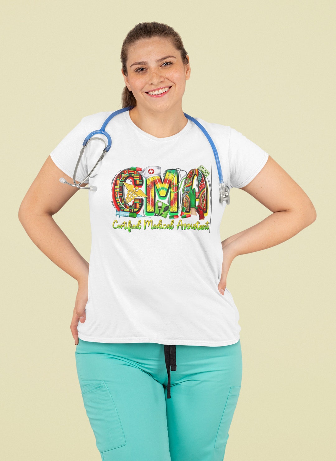 Certified Medical Assistant Tshirt Healthcare Professional Etsy