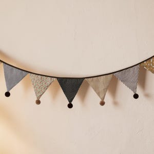 Nordic Cotton Dot Garland Hanging Decoration Floral String Kids Room Nursery Party Wedding Wall Decor