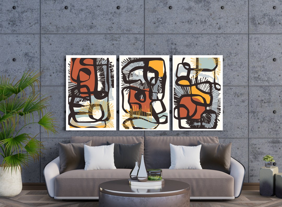 Abstract Printable Art Colorful , Printable Wall Art Decor, Instant