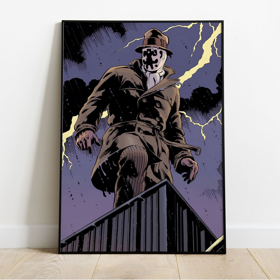 Minimal Design Printable Watchmen Poster. Printable Watchmen Movie Poster. the Comedian ...