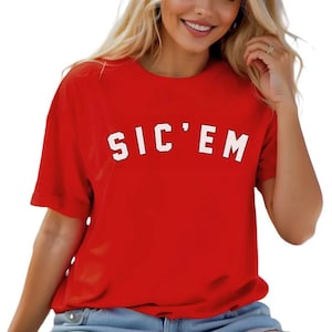 Georgia Bulldogs Sic &#39;em t-shirt, Georgia Bulldogs Fan shirt, Go Dawgs tee, UGA Fan t-shirt, University of Georgia
