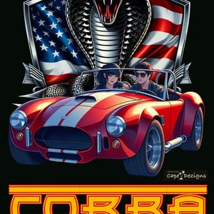 Shelby Cobra AC Cobra 427 Cobra Unisex Softstyle T-Shirt