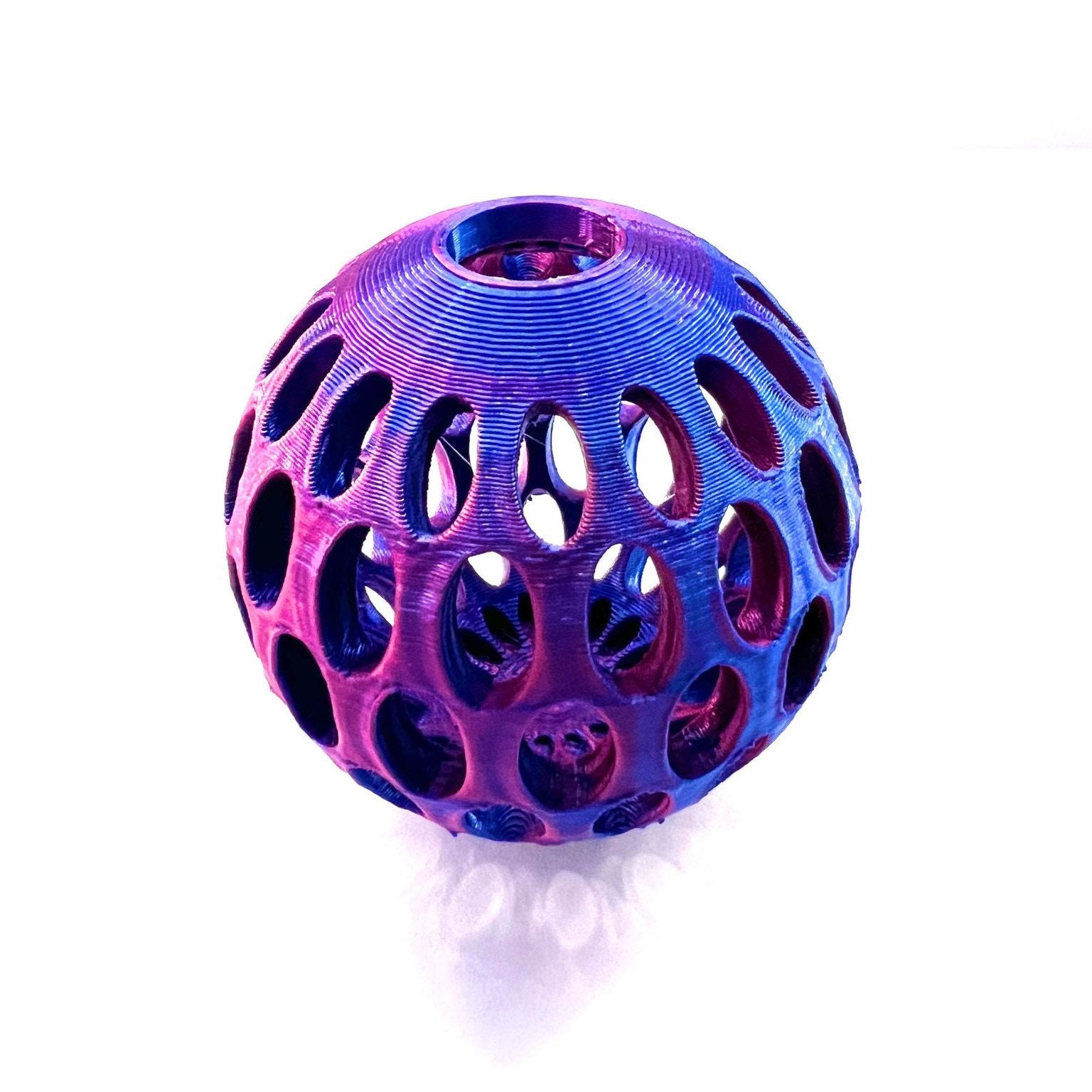 3D Printed Treat Dispensing Cat Toy, Interactive Pet Toy, Kitten Cat