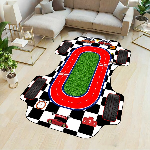 Car Road Rug Etsy
