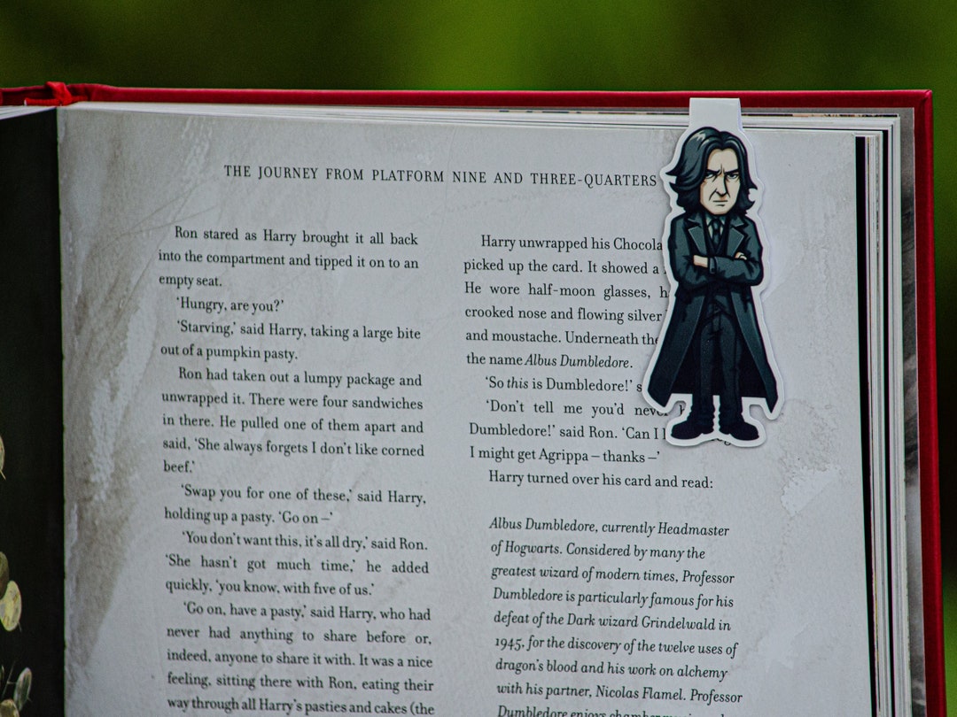 Snape Inspired Harry Potter Inspired Collection Magnetic Bookmark - Etsy