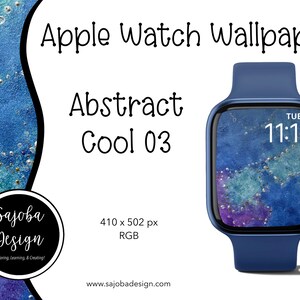 Abstract Cool-03 -- Apple Watch Face || Apple Watch Wallpaper || Apple Watch Background || Digital Watch Art