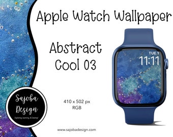 Abstract Cool-03 -- Cadran Apple Watch || Papier peint Apple Watch || Arrière-plan de l'Apple Watch || Art de la montre numérique