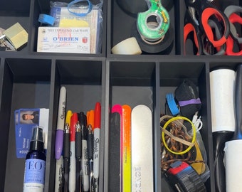 Custom 3D Printed Utility Drawer Organizer, Made-to-Fit Insert, Personalized Tray