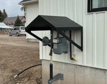 Gas Meter Cover Gable Wall Mount