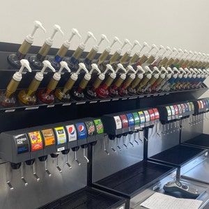 Soda Shop Sryup Rack