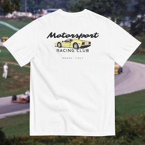 Motorsport Racing Club Graphic T-Shirt - Racing Club Shirt - Comfort Colors