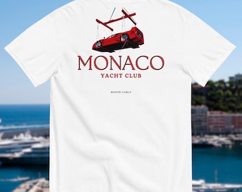 Monaco Yacht Club T-Shirt - Monaco Shirt - Comfort Colors