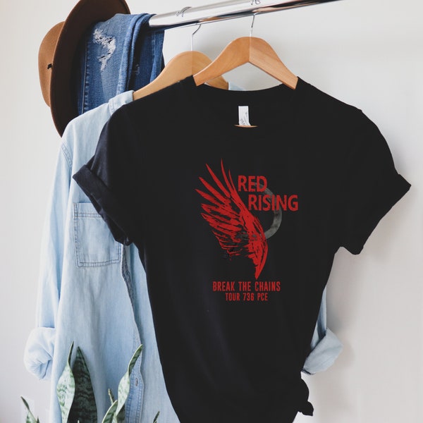 Red Rising Distressed Concert Collection Tee