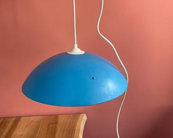 Vintage 80s IKEA Pendant Light, Postmodern Ambient Minimalist