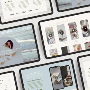UGC Portfolio Template | Canva UGC Template | UGC Website | Canva Website Template | User Generated Content | Content Creator image 5