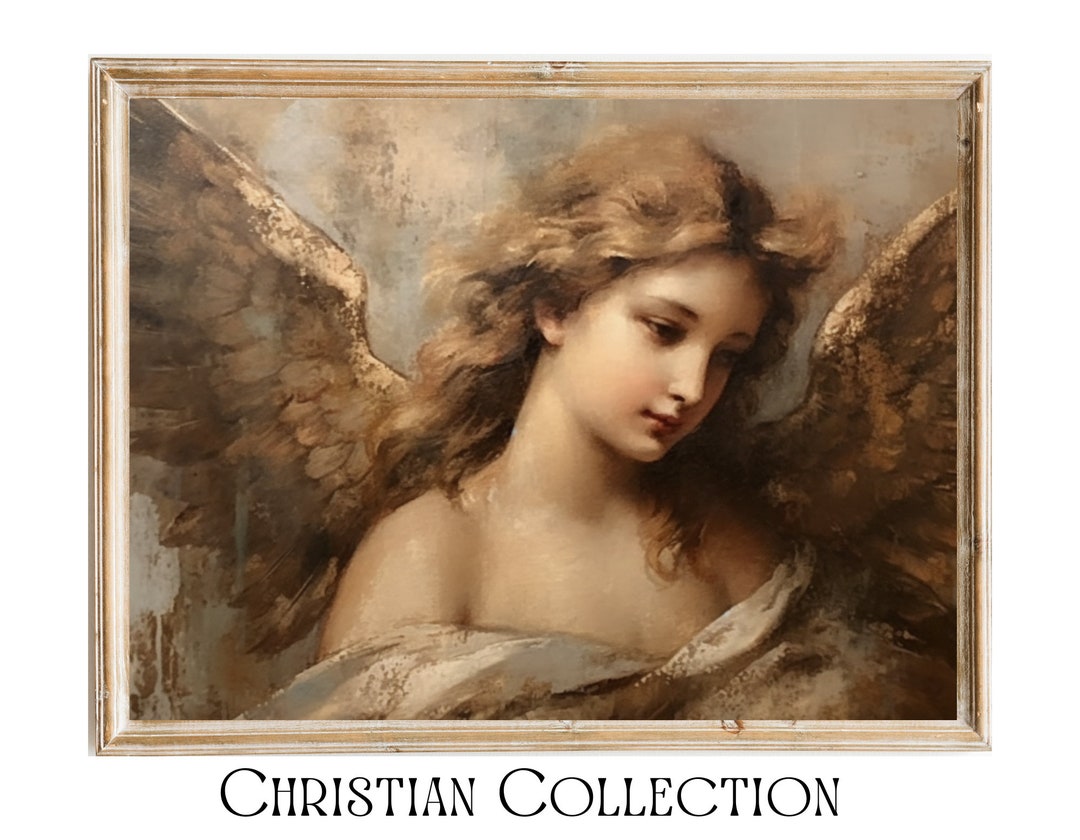 Guardian Angel Art Print, Guardian Angel Art, Digital Download ...