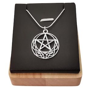 Pentagram Necklace Wiccan Jewellery Witchy Jewellery charm, Pagan Pendant jewellery Wicca accessories Pentacle witchy gift Wiccan gift