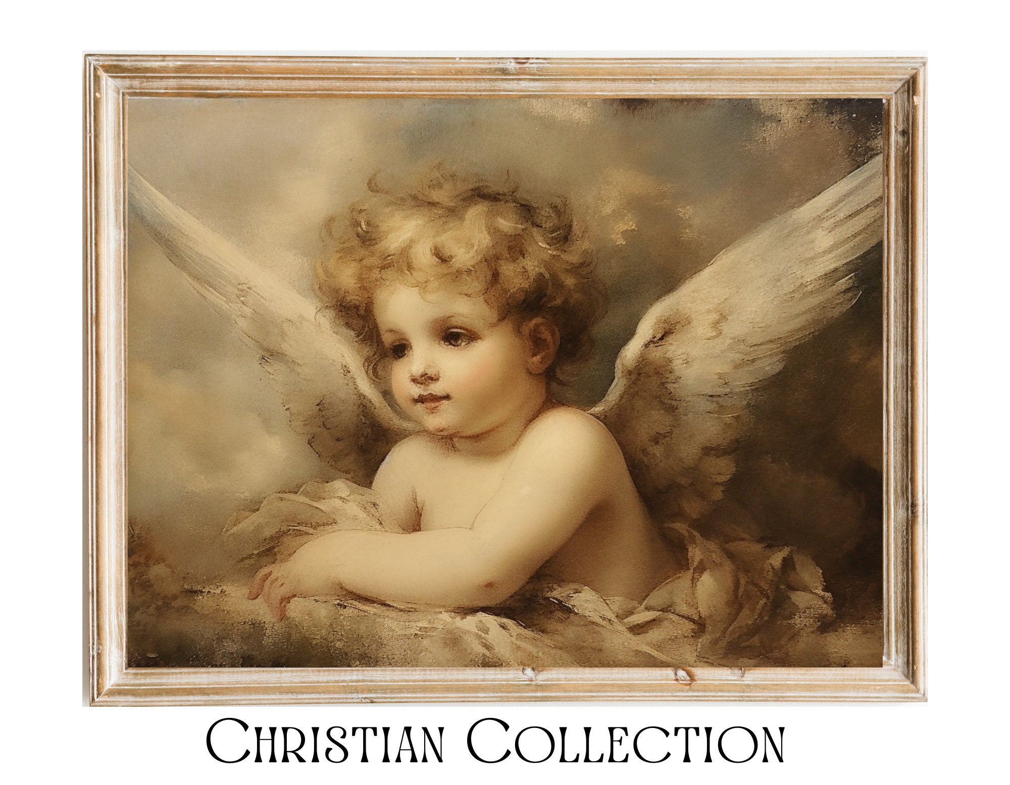 Guardian Angel Art Print, Guardian Angel Art, Digital Download