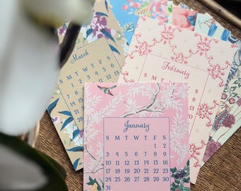 2027 Historical Wallpaper Calendar | Luxury Home Decor