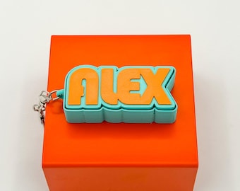 Sélecteur de nom personnalisé | Breloque pour sac à dos imprimée en 3D