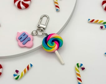 Charm sucette, porte-clés personnalisé, accessoire de sac