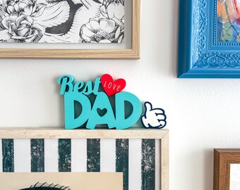 Meilleur support pour papa, cadeau fête des pères, idée cadeau pour papa, décoration d'intérieur, support sur pied