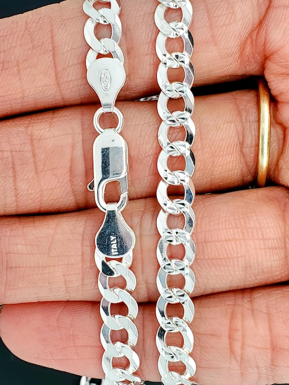 ☆即日発送☆925刻印】13リンク クロスボックス ブレスレット 極太 超