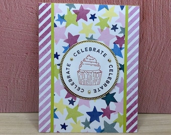 Celebrate Cupcake | Handmade Card | Stampin’ Up! Cards | Birthday