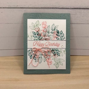 Joyeux anniversaire | Carte faite main | Stampin' Up ! Cartes