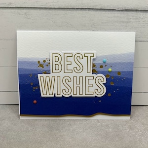 Beste wensen - multifunctioneel | Handgemaakte kaart | Verjaardagskaart | Gefeliciteerd kaart | Take Care-kaart | Gewoon omdat kaart | Zorgen om jou