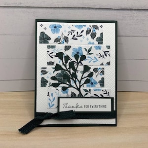 Merci pour tout | carte de remerciements florale | Carte faite main | Stampin' Up ! Cartes | Merci fleurs sauvages | Merci
