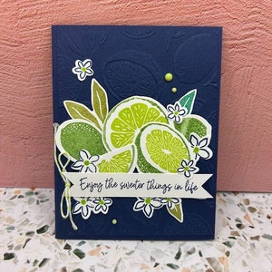 Profitez des choses les plus sucrées - Multi-usage | Carte faite main | Carte d'encouragement douce | Aigre-doux | de jeu de mots sur la nourriture | Carte Je pense à vous