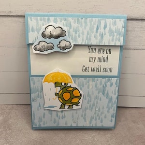 Carte de rétablissement | Je pense à vous | carte pour un ami malade | Drôle de guérison | Mignon rétablissement | Carte Punny Get Well
