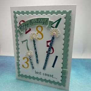 Joyeux anniversaire | J'ai perdu le compte de mon âge | Blagues d'anniversaire | Carte d'anniversaire drôle | Vieillir