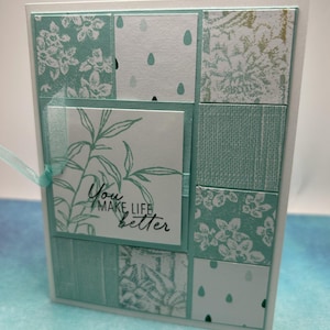 Vous améliorez la vie | Merci pour tout ce que vous faites | Carte faite main | Épurée et simple