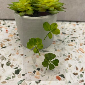 クローバー 3 個セット | 手摘み | 押し花の幸運のクローバー | 幸運 | 花と園芸用品 | 押し花のクローバー | 幸運のクローバー | その他の緑
