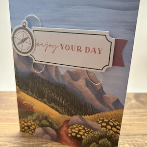 Profitez de votre journée d'aventure | Randonnée | Camping Card | Carte multi-usage | Carte faite main