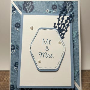 Carte de mariage de M. et Mme | Monsieur et Monsieur | Mme et Mme | Félicitations | Célébrez l'amour | Carte faite main | Carte de mariage