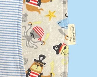 Ahoy Baby Burp Cloths