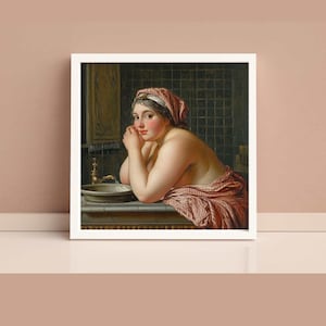 Bathroom Vintage Wall Art Premium Matte Paper Poster