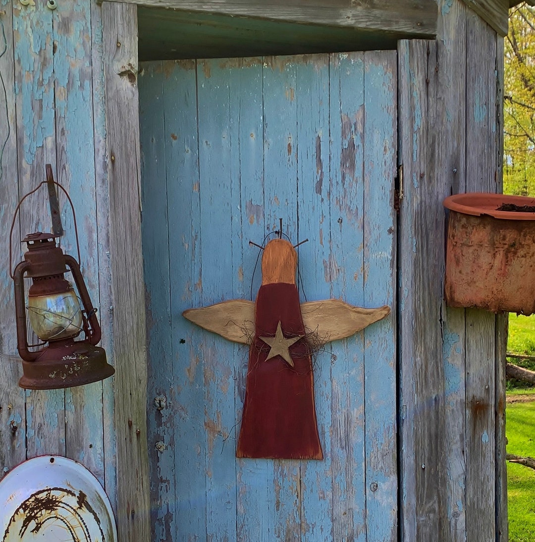 Primitive, Garden Angel, Garden Accent, Lawn Ornament, Primitive Angel