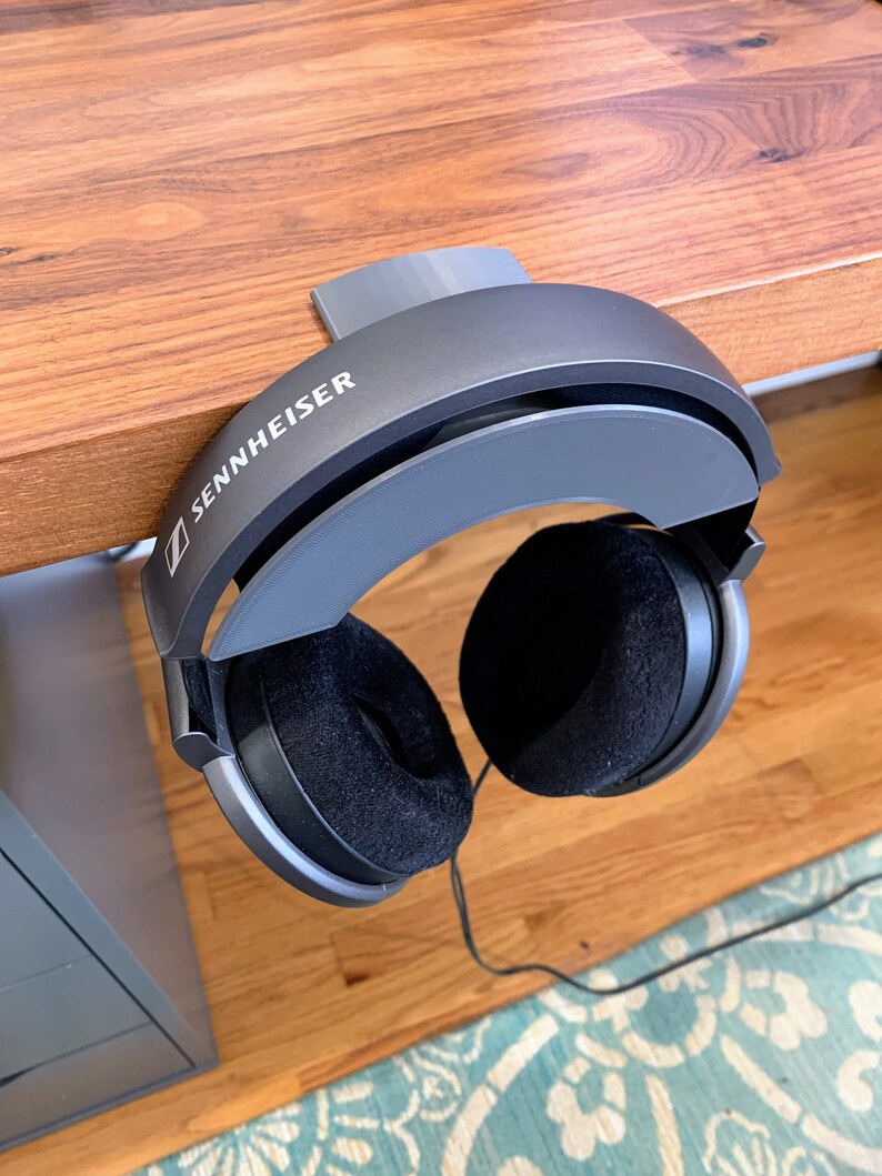 3D Printed Desk Headphone Holder Etsy