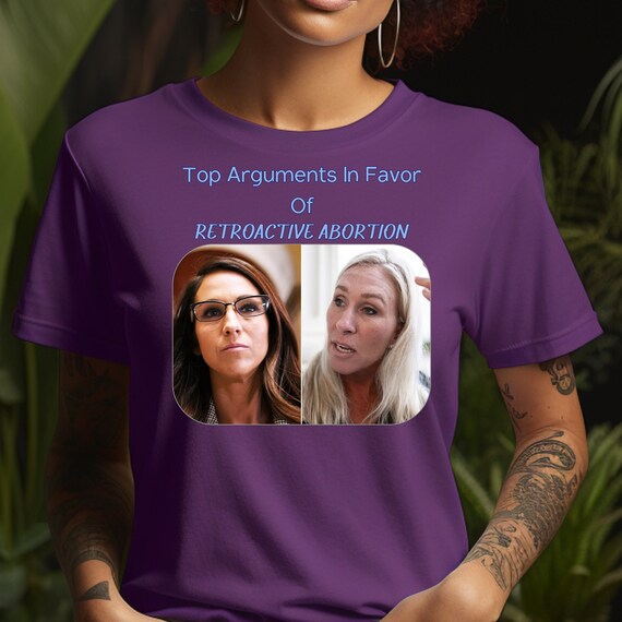 Anti Trump Shirt, Political Shirt With American Psychos Marjorie Taylor Greene And Lauren Boebert - Unisex Jersey Short Sleeve Tee