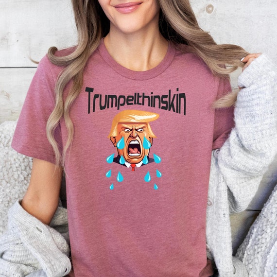 Snowflake Anti Trump Shirt-Lock Him Up- Unisex Jersey Short Sleeve Tee - Election Shirt - Bella Canvas Tshirt