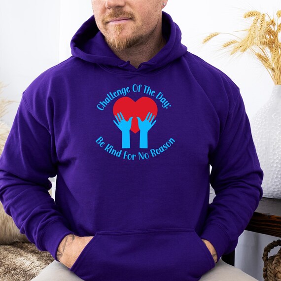 Be Kind Positive Sweatshirt-Unisex Heavy Blend Gildan Hoodie - Great School Counselor Or Social Worker Gift -Mental Health Hoodie-Good Vibes