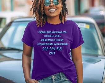 Rufen Sie Ihren Kongreßabgeordneten an T-Shirt - Politischer Aktivist Unisex T-Shirt