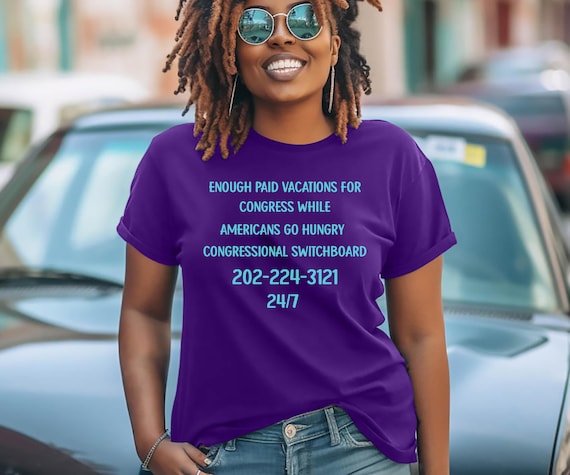 Call Your Congressman T-Shirt – Political Activist Unisex Tee